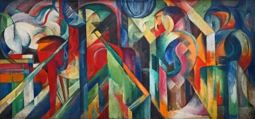 Stables, 1913, Franz Marc