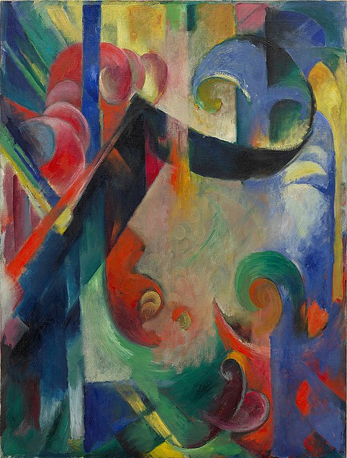 Broken Forms, 1914, Franz Marc
