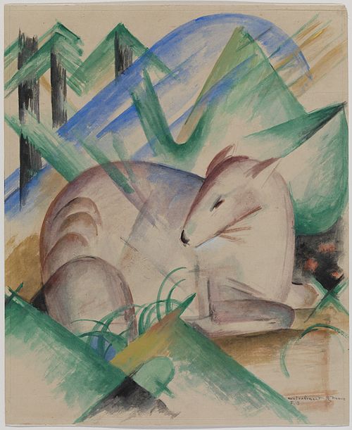 Red Deer, 1913, Franz Marc