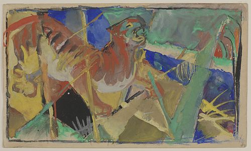 Tiger in the Jungle, 1912, Franz Marc