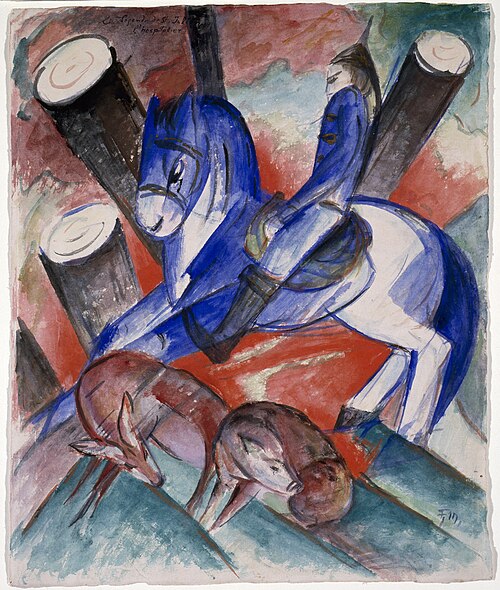 St. Julien l'Hospitalier, 1913, Franz Marc