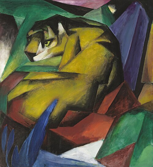 Le Tigre, 1912, Franz Marc