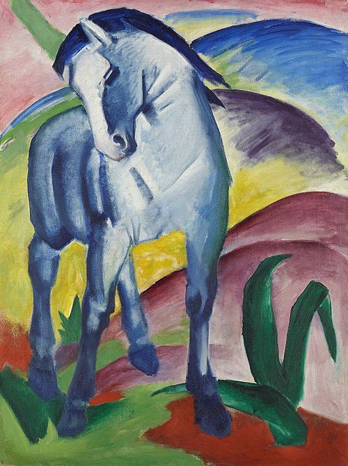 Cheval bleu I, 1911, Franz Marc
