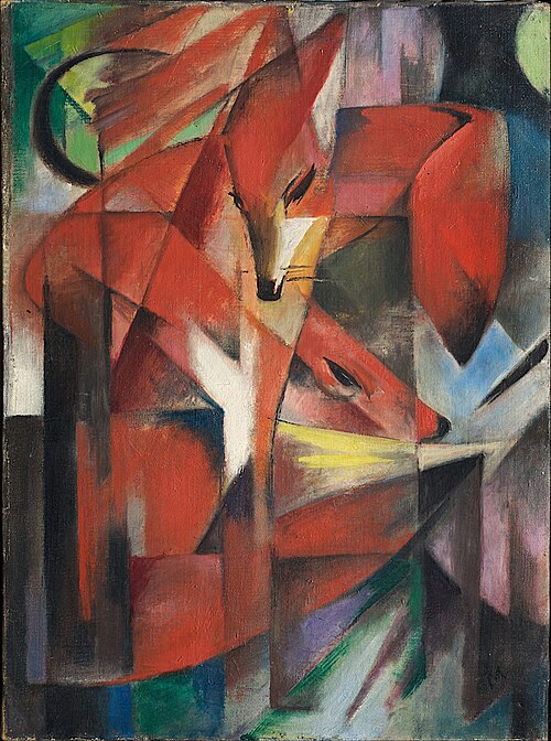 Les renards, 1913, Franz Marc