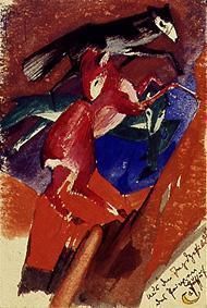 Aus den Jagdgefilden des Prinzen Jussuff, 1913, Franz Marc