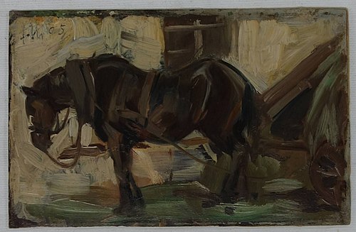 Small Horse Study II, 1905, Franz Marc