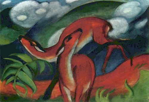 Red Deer II, 1912, Franz Marc