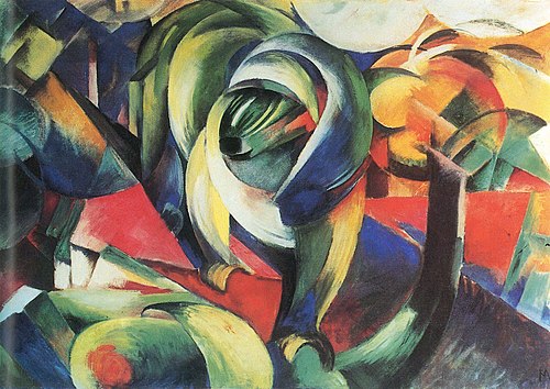 Le Mandrill, 1913, Franz Marc