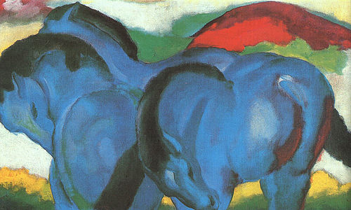 Small Blue Horses, 1911, Franz Marc