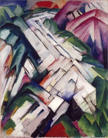 Mountains, 1911, Franz Marc