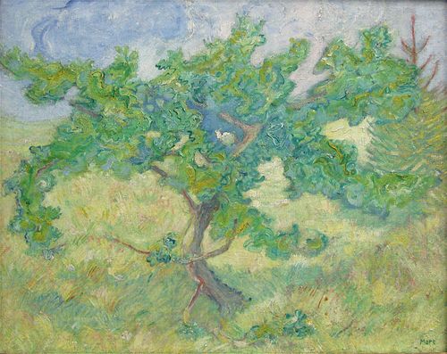 Little oak tree, 1909, Franz Marc