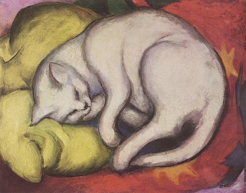 The White Cat, 1912, Franz Marc