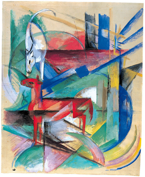Landscape with Animals, 1913, Franz Marc