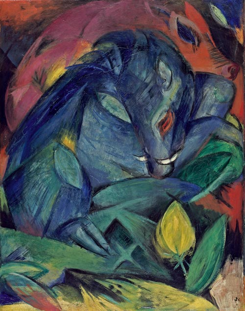 Wild boars, 1913, Franz Marc