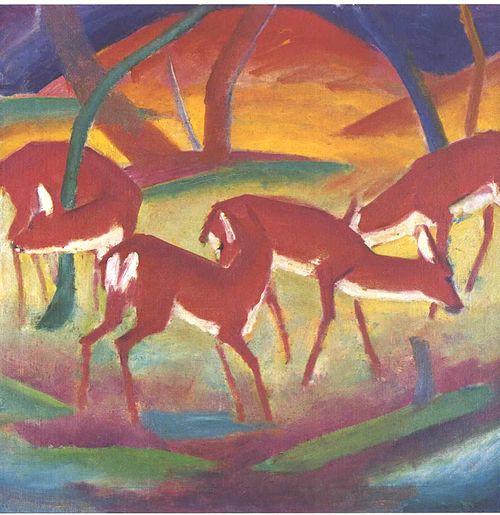 Red deer I, 1910, Franz Marc