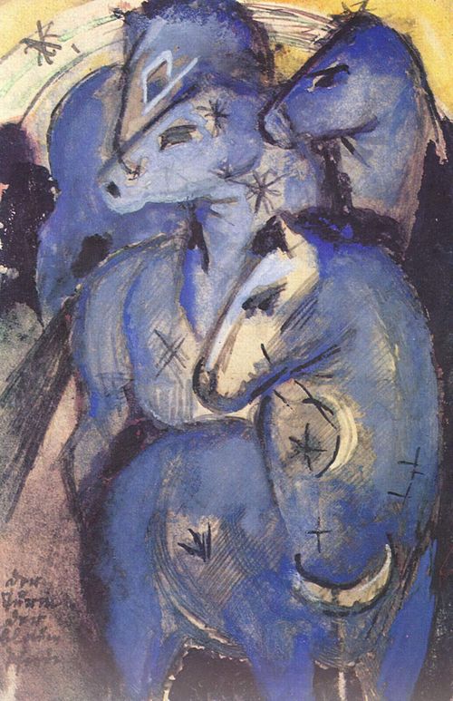 Turm der blauen Pferde, 1913, Franz Marc