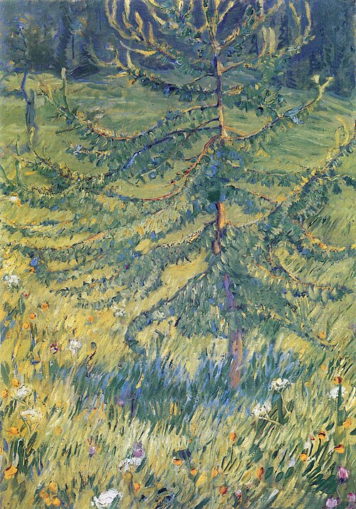 Little larch tree, 1908, Franz Marc