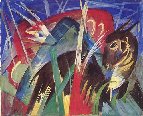 Fabeltiere I, 1913, Franz Marc