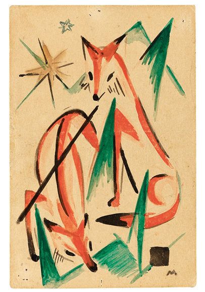Füchse, 1913, Franz Marc