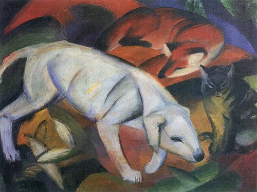 Three Animals, 1912, Franz Marc