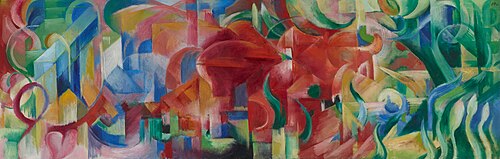 Playing Forms, 1914, Franz Marc