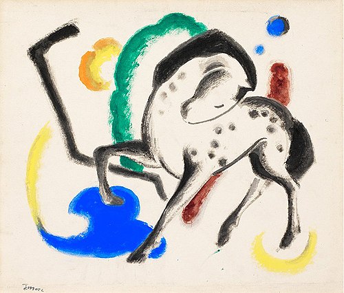 Horse, 1912, Franz Marc
