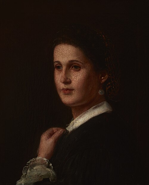 Portrait of Malwina Ramloff, Artist's Fiancée, , Władysław Łuszczkiewicz