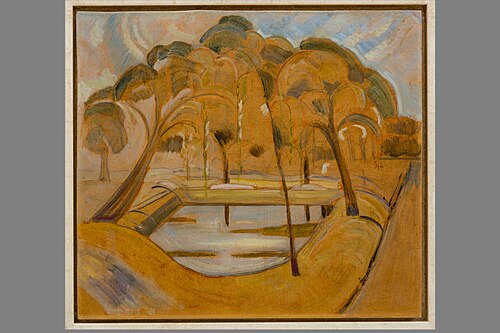 Parkgezicht te Domburg, 1911, Jacoba van Heemskerck