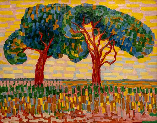 Two Trees, 1909, Jacoba van Heemskerck
