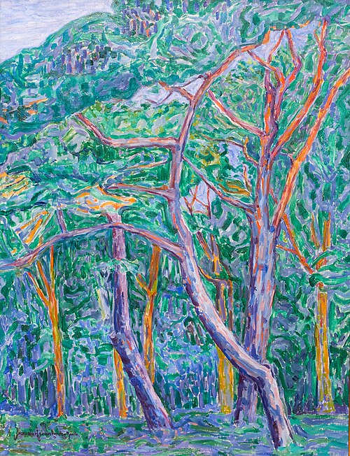 Naturally Seeded Pine Wood, 1908, Jacoba van Heemskerck