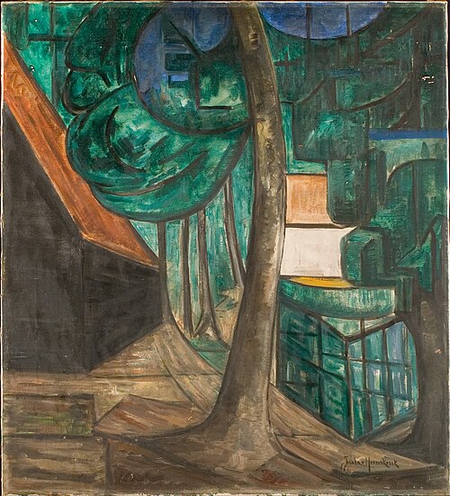 Landschap, , Jacoba van Heemskerck