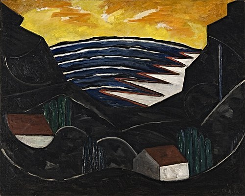 Landschaft, Bild I, 1914, Jacoba van Heemskerck
