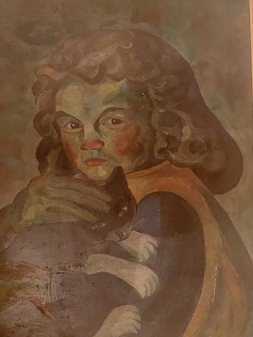 Tyttö ja kissa, 1932, Vilho Lampi