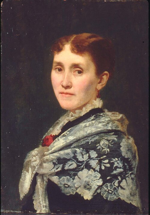 Mrs. H. D. Chapin, 1878, Emil Otto Grundmann