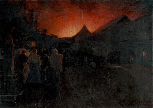 Požiar v Radvani, 1920, Döme Skuteczky