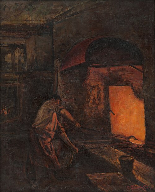 Obracanie kotla, 1894, Dominik Skutecký