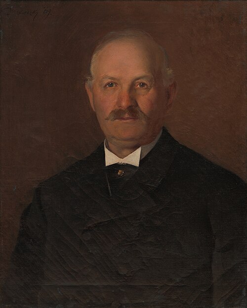 Portrét staršieho muža, 1889, Döme Skuteczky