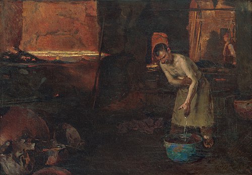 Po práci I., 1908, Döme Skuteczky