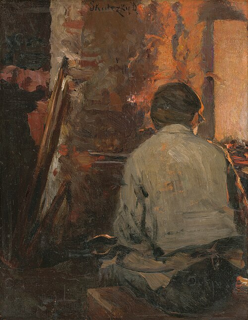 Pri vyhni, 1900, Döme Skuteczky