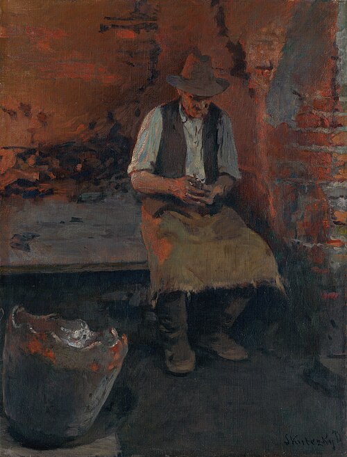 Chvíľa oddychu, 1905, Döme Skuteczky