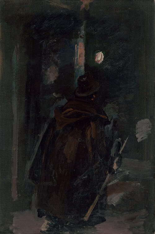 Nočný strážnik, 1900, Döme Skuteczky