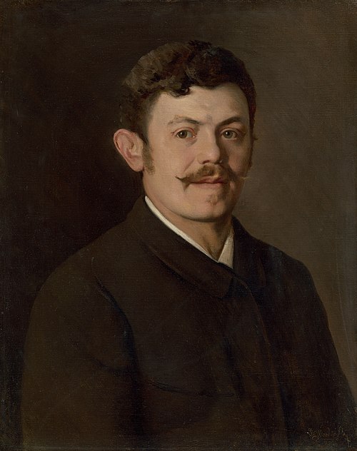 Autoportrait, 1887, Dominik Skutecký