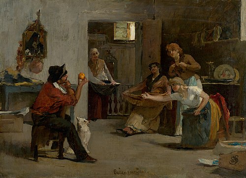 Parafráza na Paridov súd, 1875, Dominik Skutecký