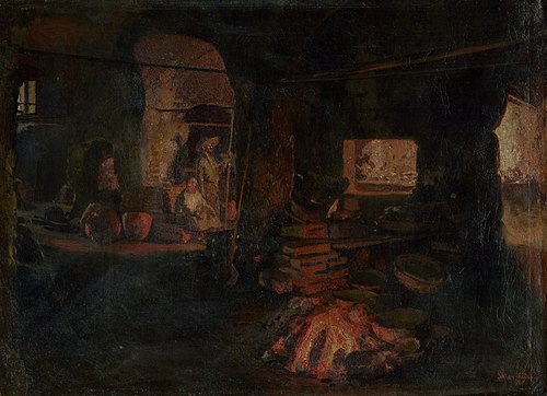 Motív z bystrických hámrov, 1900, Dominik Skutecký