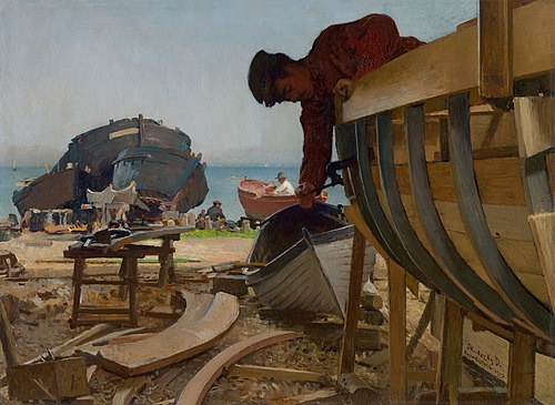 Lodenica v Capo d Istrii, 1903, Dominik Skutecký