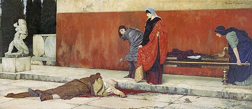 La Mort de Néron, 1888, Vassili Smirnov