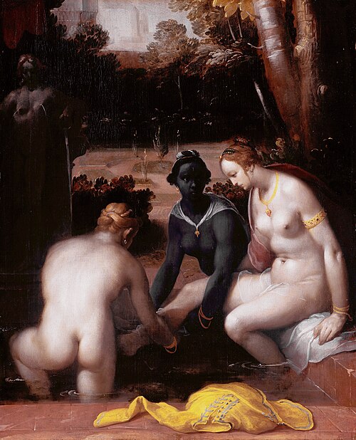 Bethsabée à sa toilette, 1594, Cornelis Cornelisz van Haarlem