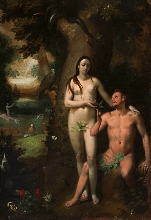 Adam and Eve, 1599, Cornelis van Haarlem