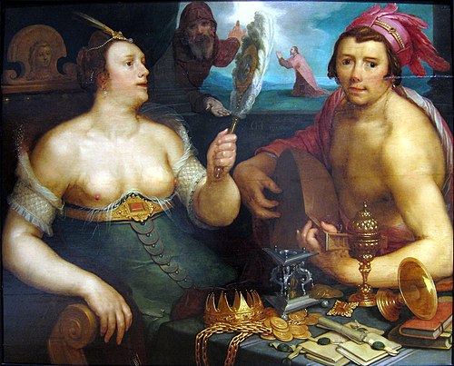 Allegory of Vanity and Repentance, 1616, Cornelis van Haarlem