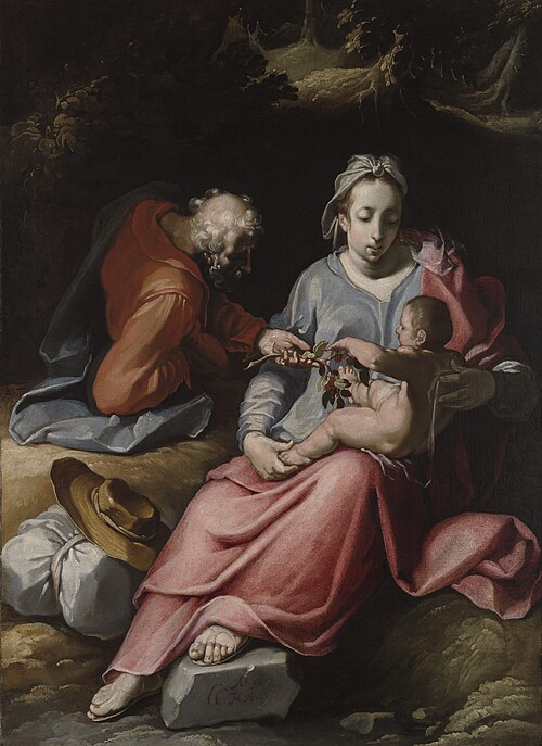 The Holy Family, 1590, Cornelis Cornelisz van Haarlem